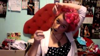 How to do a vintage pin up curly do hair tutorial
