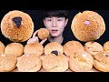 여러가지 쿠키슈 디저트 먹방ASMR MUKBANG CREAM BREAD & DESSERT クリームパン デザート eating sounds