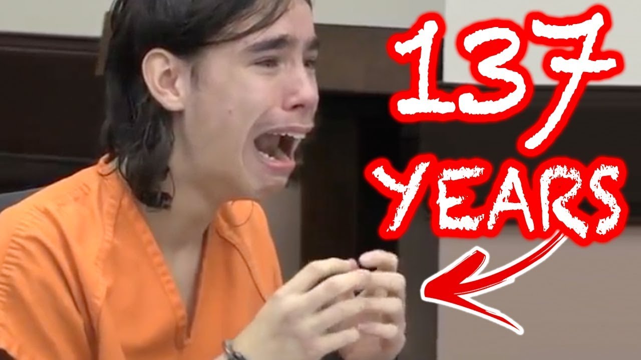 10 Guilty Teenage Convicts Reacting To Life Sentences Youtube