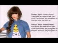 Cher Lloyd - Swagger Jagger /\ Lyrics On A Screen