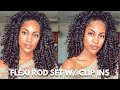 Flexi Rod Set | Half Up Half Down Style ft. BetterLength Clip Ins