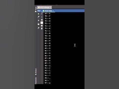 ASCII VAlue In Python Programming language - YouTube