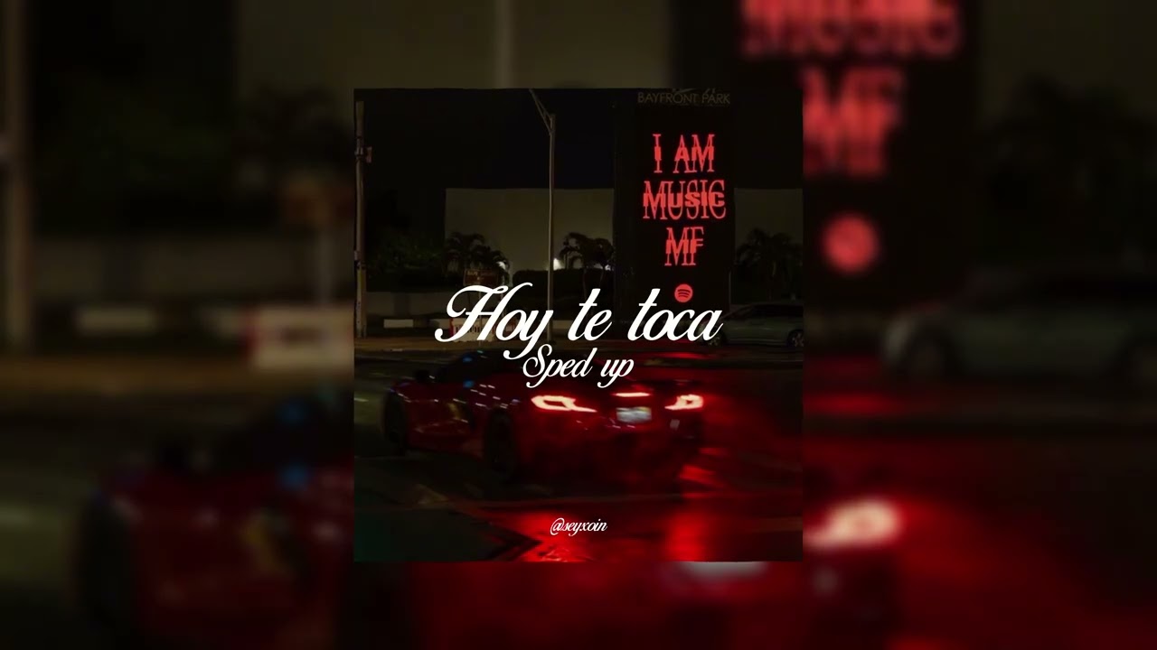  HOY TE TOCA - CRIS MJ, FT- (FLOYYMENOR) || sped up 🖤💋