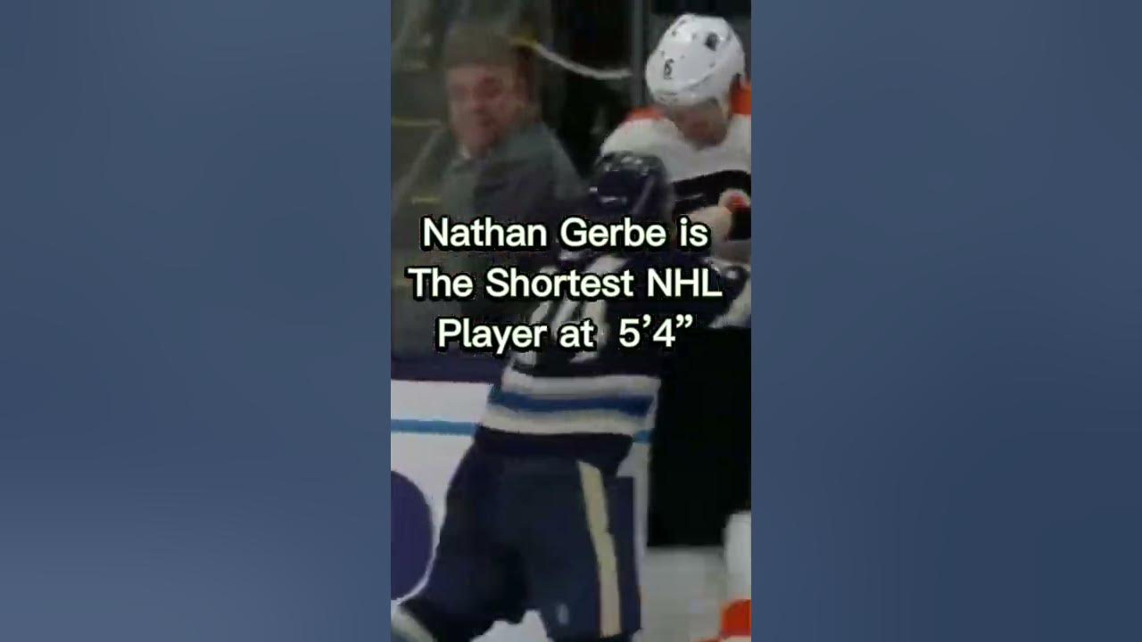 Shortest NHL player and tallest nhl player YouTube