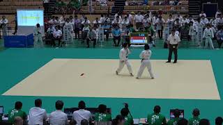 2018IH 女子柔道個人52kg級2回戦 上田 九州学院(熊本県) 対 今井 新発田農(新潟県)