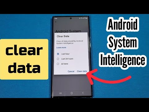 how to clear learned data Samsung S22 Ultra phone - android intelligence system