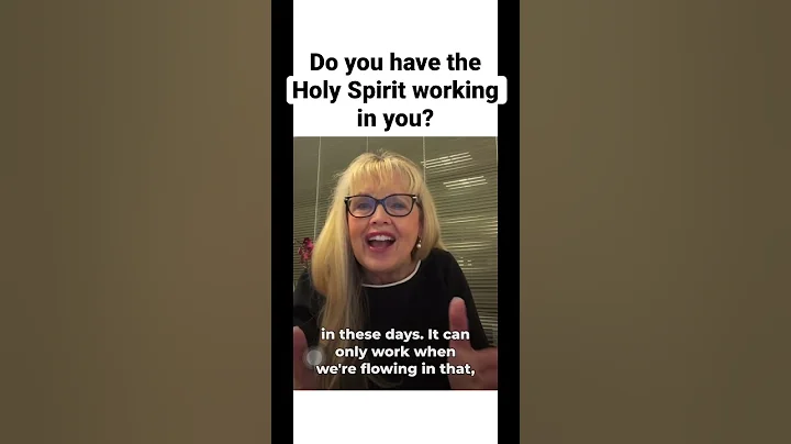 Do you have the holy soirit working in you? Faith ...