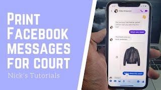 how to print facebook messages for court or other archiving purposes (2 easy ways)