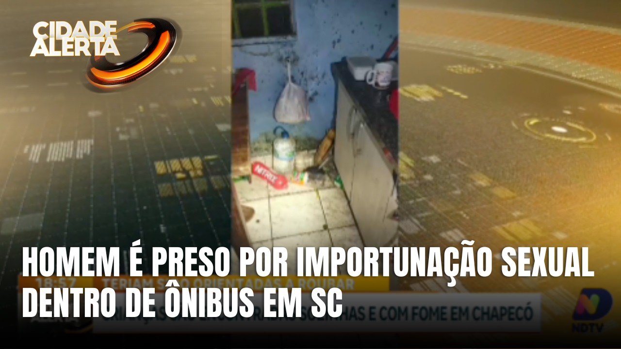Homem é preso em flagrante por importunação sexual dentro de ônibus em São José