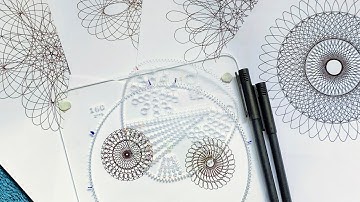 Satisfying Spirograph ASMR Art - Live Drawings