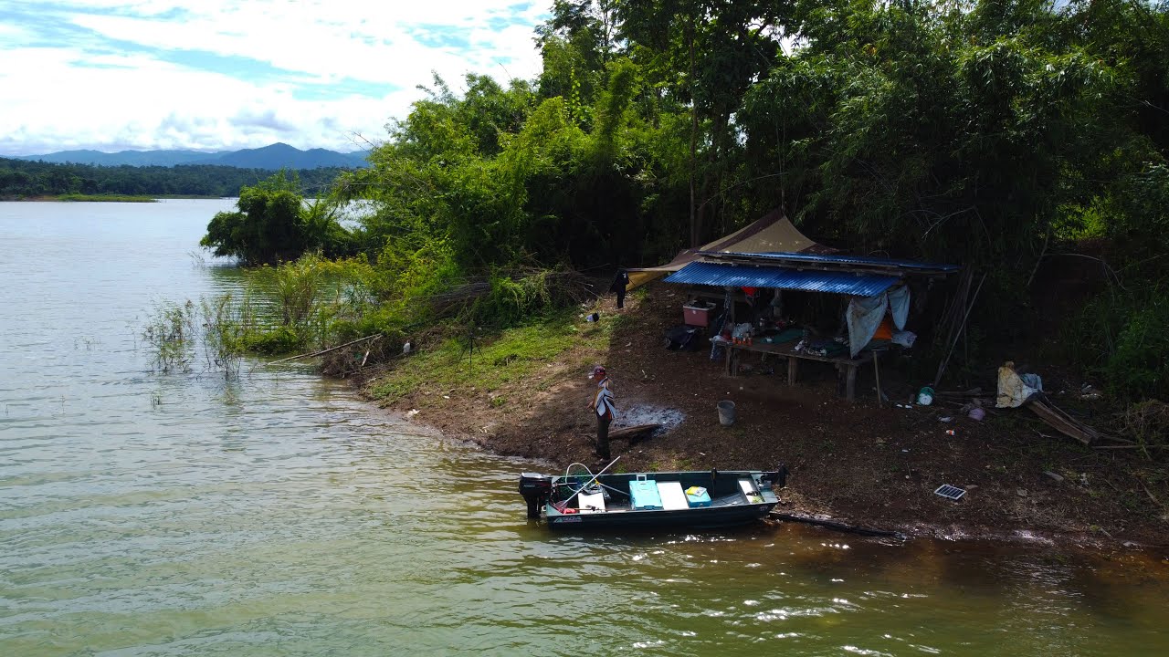 ครั้งแรกในชีวิต !! กระสูบยักษ์เจ้าเขื่อน 4+ เกาะจมน้ำ P.NU FISHING