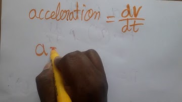 acceleration SI unit and dimensional formula