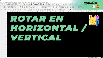 Español - Rotate Horizontal / Vertical | TUKAdesign Video Help | CAD Pattern Making Software