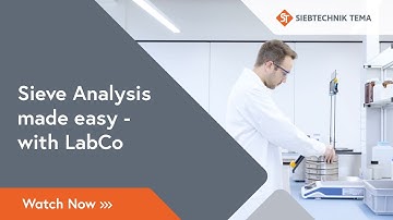 Sieve Analysis made easy - with our ASM sieve shaker and LabCo