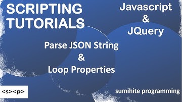 Javascript Tutorial | JQuery tutorial | JSON parse Javascript, JSON parse JQuery, Scripting Tutorial