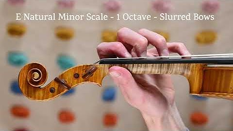 E Natural Minor Scale | Grade 1 Violin Revision Guide