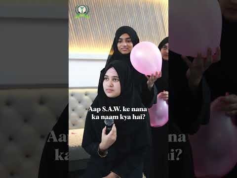 Islamic Quiz | Balloon Burst Fun (Part-3)  #quiz #islamicshorts #funlearning #islamic