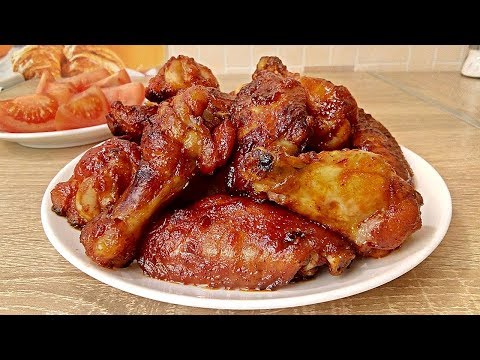 Видео рецепт Куриные крылышки в томатно-соевом маринаде