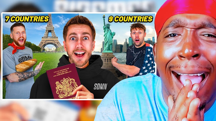 SIDEMEN HOW MANY COUNTRIES CAN YOU VISIT IN 24 HOURS (REACTION)