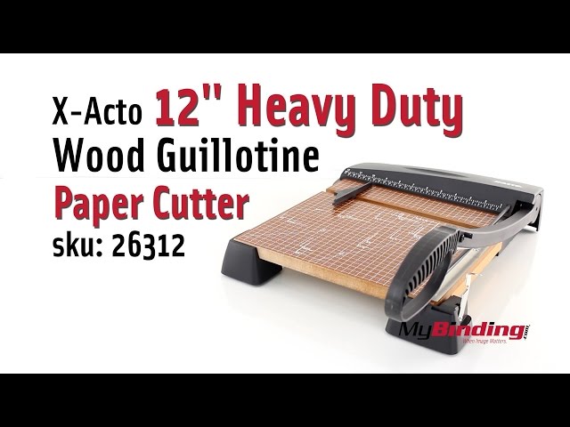 Buy X-Acto 12 Heavy Duty Wood Guillotine Paper Cutter - 26312 (EPI26312)