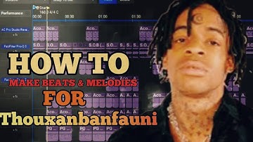 How To Make Beats & Melodies For Thouxanbanfauni Using (Mixcraft 9 Pro Studio) | #Shorts
