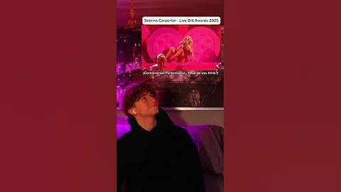 CONTROVERSIAL Sabrina Carpenter Performance #sabrinacarpenter #britawards #bedchem #music