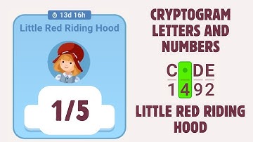 Cryptogram Little Red Riding Hood Event Solution | Chapter 1/5