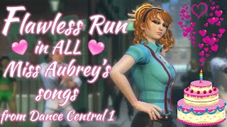 Flawless run in ALL Miss Aubrey's songs from DC1 | Miss Aubrey's birthday special video