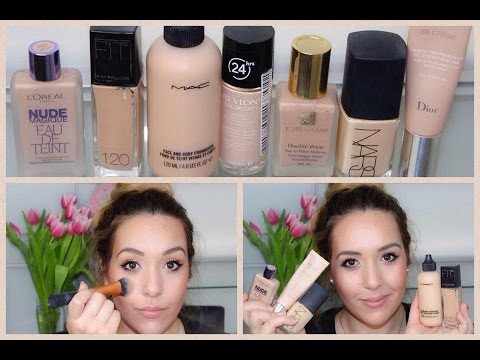 Top 3 Foundations Drogerie Highend Fruhling Youtube