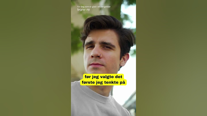 Du har allerede svaret! #brgnsr #bergenser