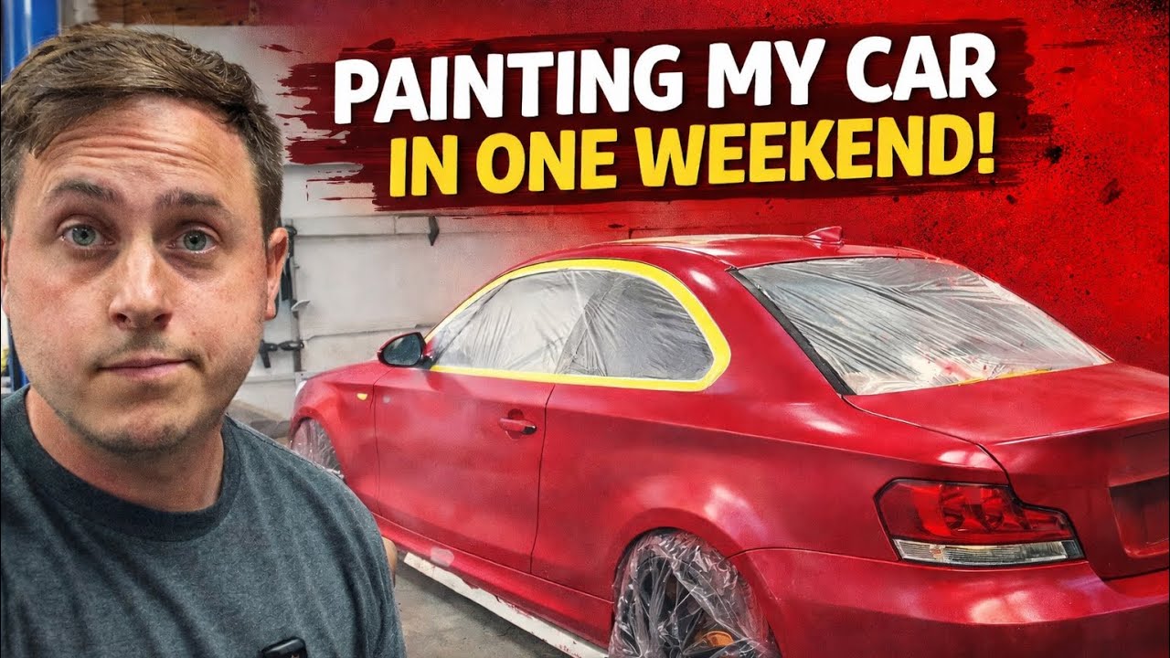 24-Hour DIY Car Paint Job Challenge: Epic Garage Paint Job - YouTube