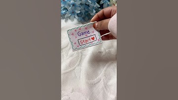 Easy paper game| comment down what you got| paper craft game #shorts #papergames #papercraft #art