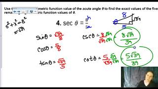 PreCalc 4.1 Review of Right Triangle Trigonometry 2018