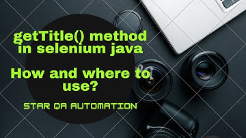 Get Title of the page using selenium