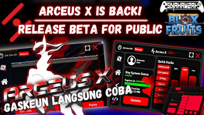 MOBILE] Download Arceus X Beta Executor Roblox and Update Get Key