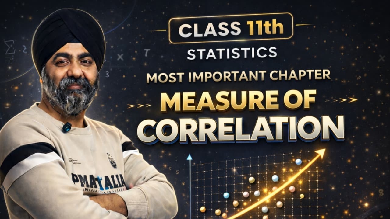 Class 11 Statistics – Measure of Correlation | Most Important Chapter for Exams #cbse #economics