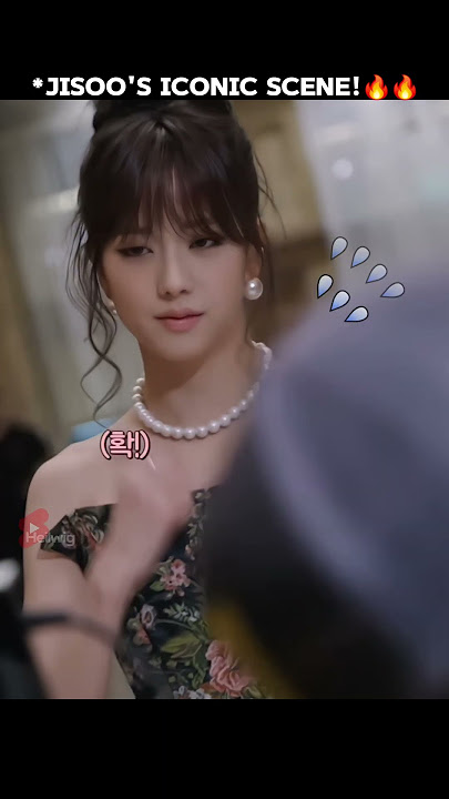 Jisoo's iconic scene in the 'MV Flower'!🤩🤩 #blackpink