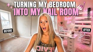Ich habe mein Schlafzimmer in mein TRAUM-Nagelstudio verwandelt!!