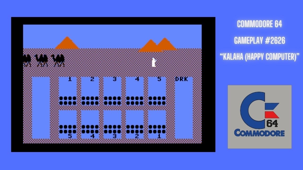Kalaha (Happy Computer) (Commodore 64 / Gameplay #2626) - YouTube
