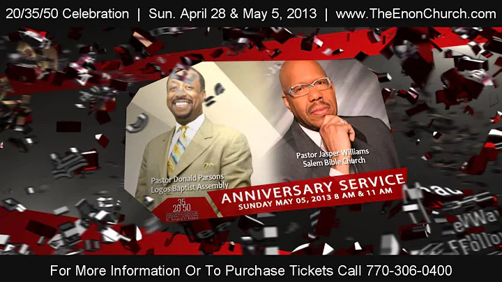 Pastor Gregory Pollard's Appreciation and Annivers...