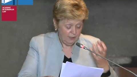 Françoise Tulkens - Human Rights Law - Distinguished Lecture