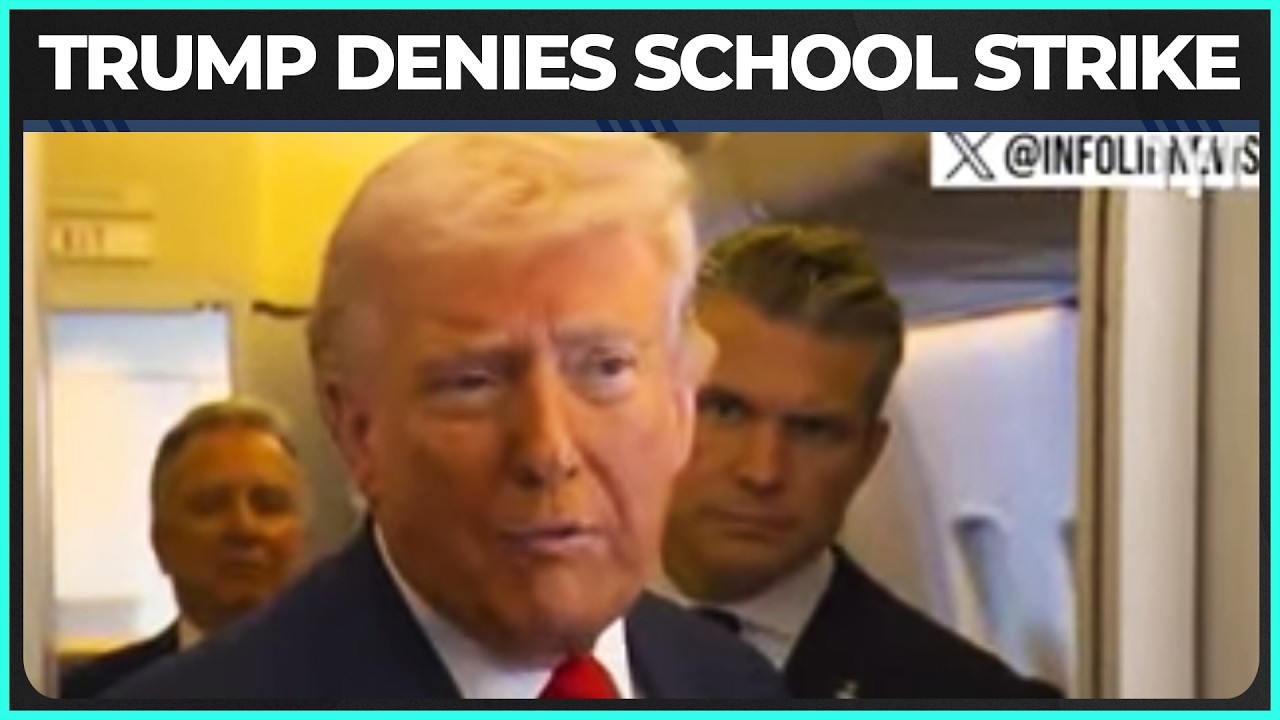Trump DENIES Responsibility for Bombing Iranian School