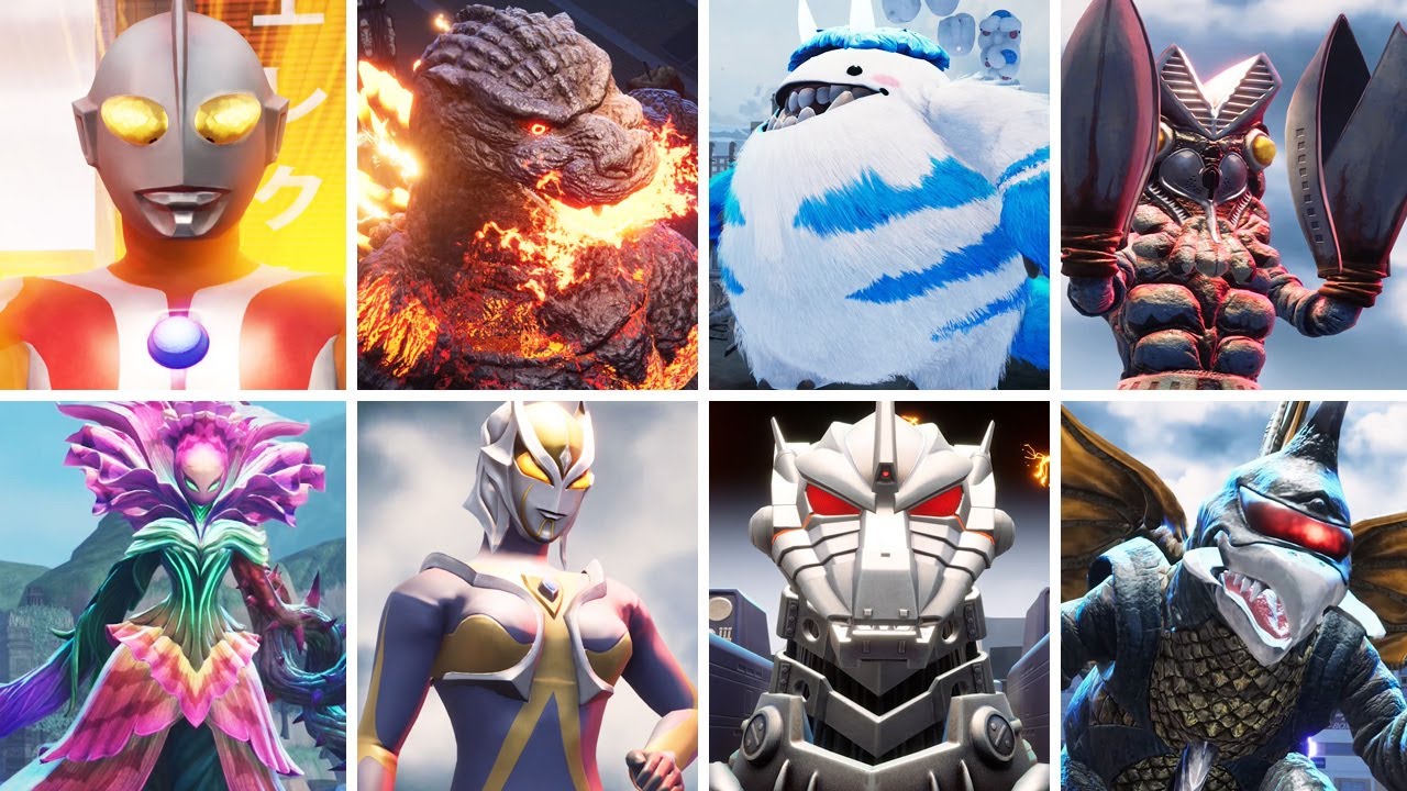 Gigabash - All Monster Ultimate Attacks (All DLC)