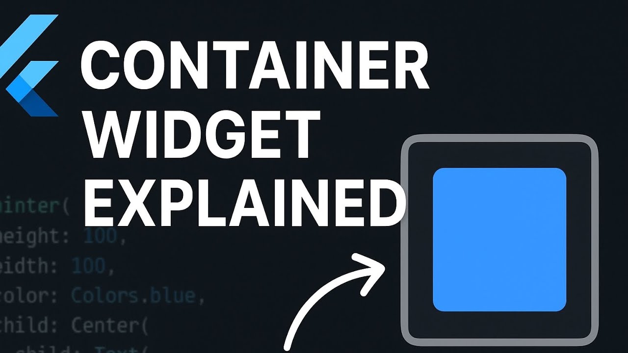 Flutter Container Widget Tutorial | Beginner to Advanced | UI Design ...