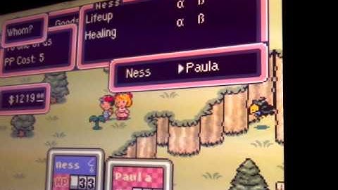 watchmeplaygames earthbound part 10 leveling paula in peaceful rest valley