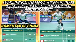 Download Lagu Komentar BL China,Usai Alwi Farhan Dan Zaki Ubaidillah Menang |Forum Tiongkok #thailandmasters2026 MP3