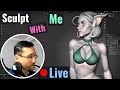 Sculpting Stylized Fairy Female