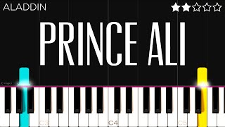 Aladdin - Prince Ali | EASY Piano Tutorial