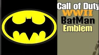 Call of Duty WW2 emblems BatMan ww2 emblems