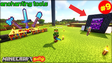 Enchanting Tools 🔨🗡️| minecraft gameplay tamil #9